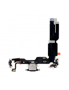 Flex de Carga Tipo-C Negro iPhone 15 Plus