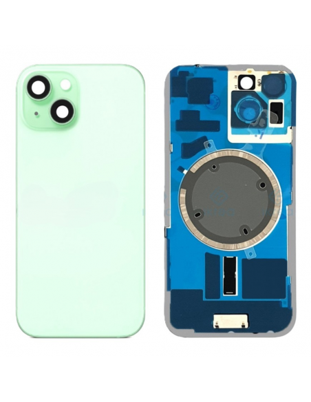 Tapa trasera verde iPhone 15