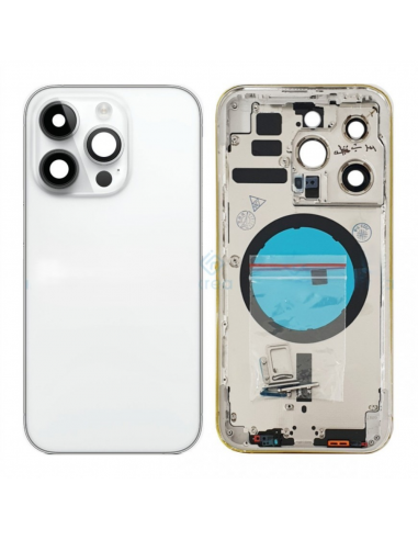 Tapa trasera iPhone 14 Pro blanca