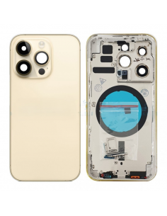 Tapa trasera iPhone 14 Pro oro